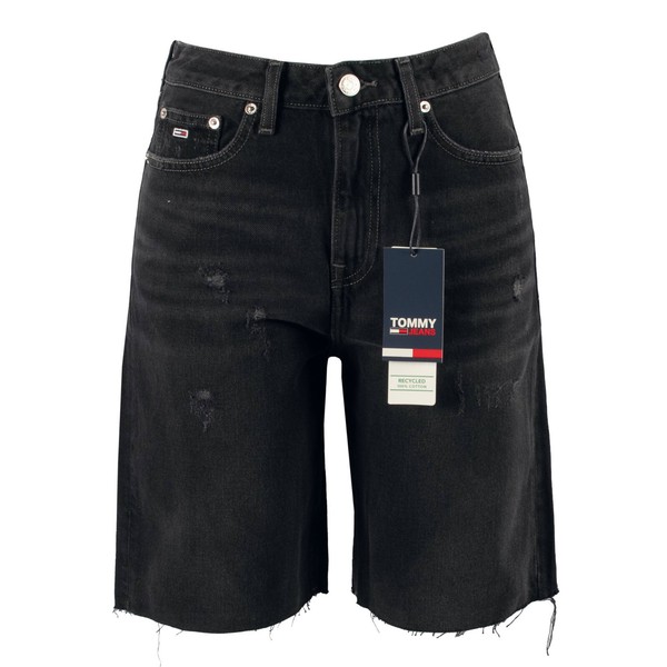 Tommy Jeans Damen Shorts Harper Denim Bermuda Shorts Schwarz / W27 / Kurze Hose-image
