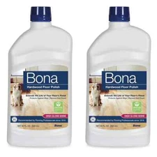 Bona Hardwood Floor Polish High Gloss Finish Original Unscented 32 oz. (2-Pack)