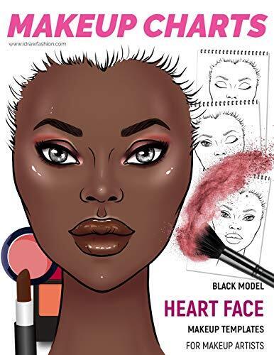 Makeup Charts - Face Templates for Makeup Artis. Fashion<| - Foto 1 di 1