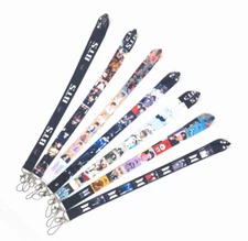 BTS New KPOP Lanyards Neck strap Keychain ID Badge Phone Holder 6 Styles