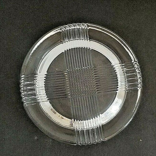 Tobacciana Ashtray MERIT Cigarette Brand 6" Round Clear Glass Etched MERIT - Picture 12 of 12