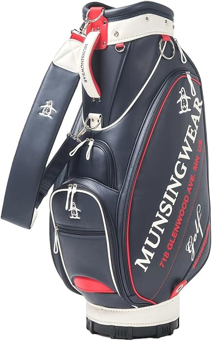 Мужская сумка MUNSINGWEAR Golf Caddy Bag 9, 5x47 дюймов 3,7 кг темно-синего цвета MG5SCB01M