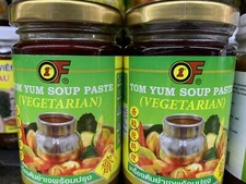  4 Jar x 8 oz THAI Instant Hot and Sour TOM YUM Soup Paste Vegetarian Bouillon