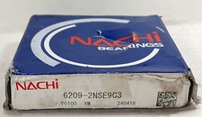 1 NEW NACHI 6209-2NSE9C3 45X85X19mm RADIAL DEEP GROOVE BEARING NIB MAKE OFFER 