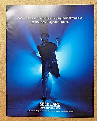 1994 Vintage Reklame SEEBOARD REGIONAL ELECTRIC COMPANY DOING A POWER OF GOOD