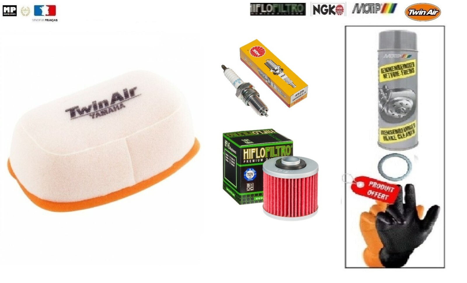Kit révision YAMAHA TT 600 filtration haute performance sans huile 93-98