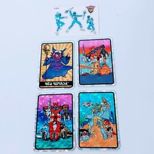 1994 POWER RANGERS PRISM VENDING MACHINE STICKERS LOT. PRE-OWNED