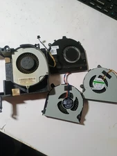 Lot of 4 Laptop Cooling Fans Mixed Brands Foxconn Sunon FCN Untested For Parts R