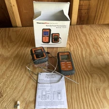 Therm Pro Remote Food Thermometer Model No TP-07S Smoker BBQ Oven