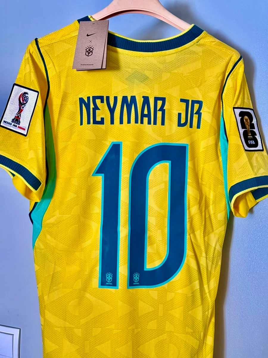 Size S Neymar Jr. National Team Soccer Fan Apparel & Souvenirs for