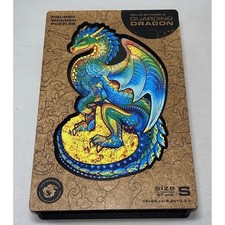 Unidragon Guarding Dragon Figured Wooden Jigsaw Puzzle 97 Pieces Size S New