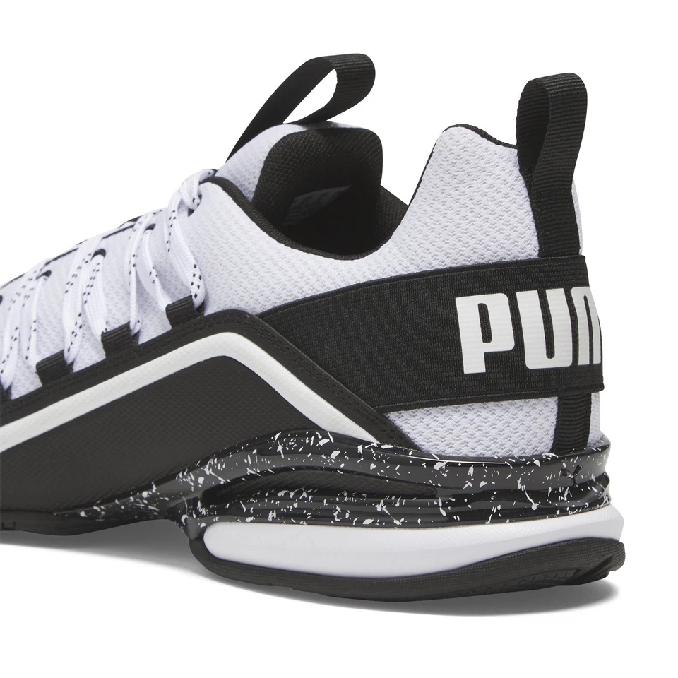 Puma Axelion Cyber City 31032101 Mens White Mesh Athletic Running Shoes - Image 3 of 4