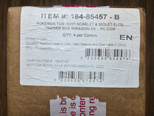 Sealed Scarlet & Violet  Pokémon Center Elite Trainer Box Case SV01 Miraidon