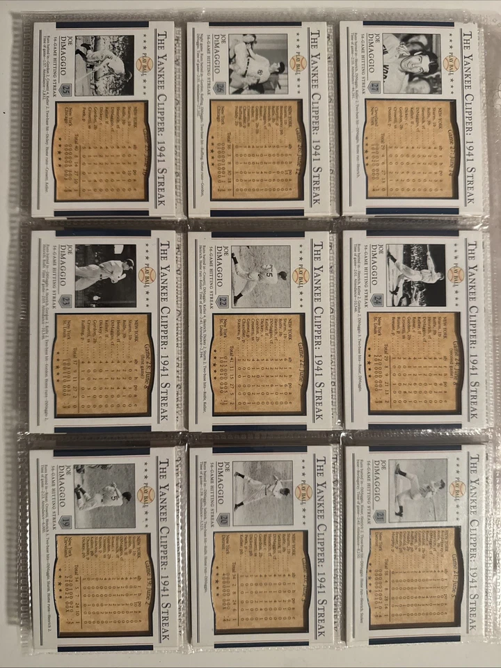 2003 Play Ball The Yankee Clipper:1941 Streak Upper Deck 完整套装 56 张卡 — 第 3/4 张图片