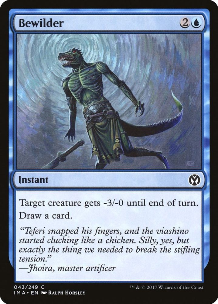 2017 Magic: The Gathering: Iconic Masters - Bewilder (#43, C, Near Mint)