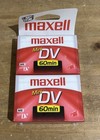 New ListingMaxell Mini Dv 60 Min Tapes Digital Video Cassette Pack Of 2 New & Sealed