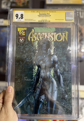 CGC 9.8 Ascension 1/2 Wizard Mail Away Exclusive SIGNED BY DAVE FINCH 