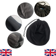 Motorcycle Helmet Universal Protective Drawstring Helmet Bag Black Dust Proof