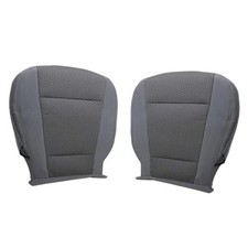 Front Driver  Passenger Bottom Cloth Seat Covers Gray Compatible with Ford