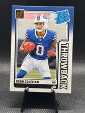 2024 Donruss - Rated Rookies Throwback #42 Keon Coleman Near Mint