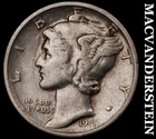 1941-S Silver Mercury Dime - Scarce  Better Date  No Reserve  #G8770