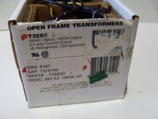 Altronix OPEN FRAME TRANSFORMER T2885D 28V AC 100VA OUTPUT NIB