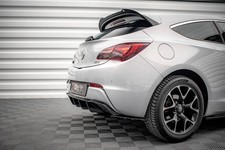 Street+ Heck Ansatz Diffusor passend für Opel Astra GTC OPC-Line J (Einzelauspuf