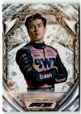 Topps Chrome 2025 Formel 1 No. D75-15 Franco Colapinto Diamond 75th Anniversary
