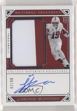 2019 Panini National Treasures Collegiate 2/99 JJ Arcega-Whiteside #111 Auto 1p5