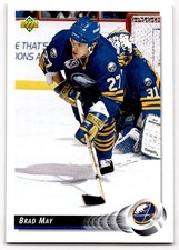 1992-93 Upper Deck Brad May Buffalo Sabres #74