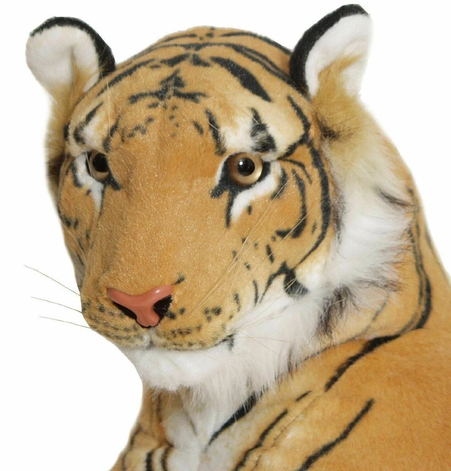 New Large Brown White Tiger Soft Cuddly Toy soft Toy Plush Massive 50-160 cm UK - Image 4 of 4