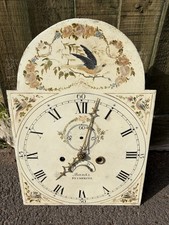 Antique 8 Day Longcase Movement Banks Plymouth 12” x 17”