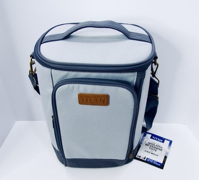 Titan Arctic Zone Insulated Beverage Tote Cooler Bag Ice Walls 18 Can NWT
