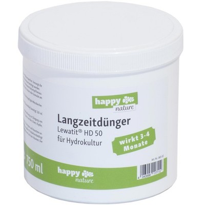 (41,36 EUR/l) happy-nature Langzeitdünger Hydrokultur HD 50 Lewatit 750 ml