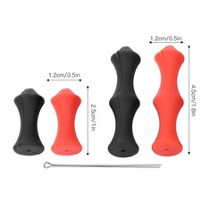 6PCS Silicone Bow String Protector Finger Guard Tool For Outdoor Archery