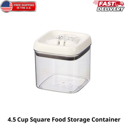 4.5 Cup Flip Tite  Square Food Storage Container   Pantry Organization