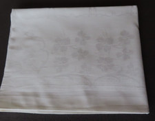 Alte Tischdecke ~ weiß ~ 160 x 120 cm ~ Decke ~ Vintage ~ Retro