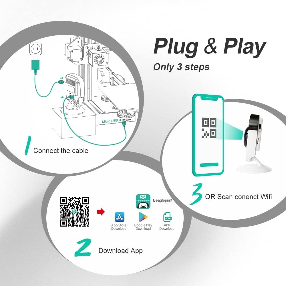 Beagle Kamera 3D Drucker Fernüberwachung Zeitraffervideos - Bild 5