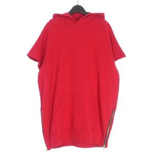 Fear of God XS Red Cutoff Sleeveless Hoodie Men's thumbnail 6