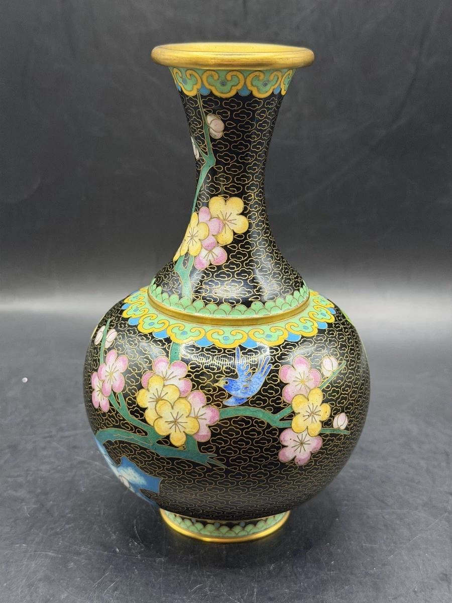 蓝色复古原始1900-1940 中国古董花瓶| eBay