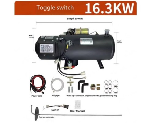 Water-Heated Engine Preheating Boiler 24V Automotive Parking Fuel Heater - 第 3/17 張圖片