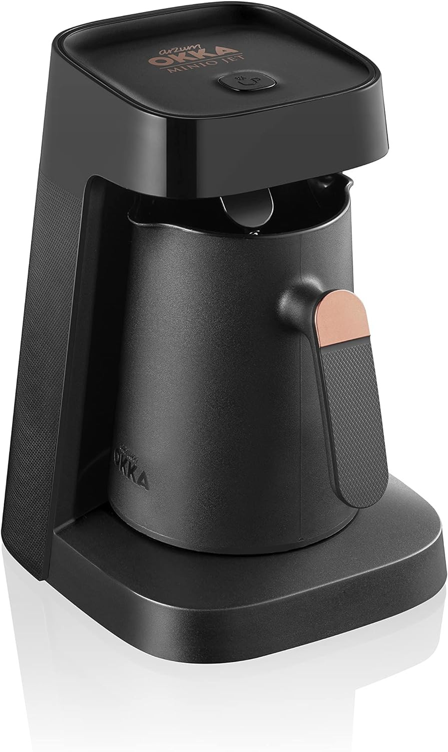 Jet Automatic Turkish Coffee Maker, 5 Cups, Black/Copper (OK0017-UL), 400 Watts