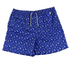 Mens Polo Ralph Lauren Board Shorts Swim Trunks Sailboat Blue Size 2XB Lined