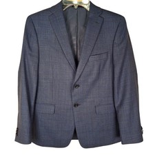 Michael Kors Boy's Size 16R Jacket Wool Blend Two Button Blue Sport Coat