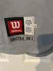 Wilson Mike Sirotka Signed  White Sox #33 Game Issued Gray Baseball Jersey