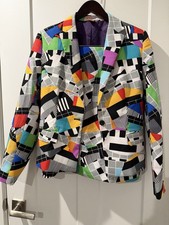 OppoSuits Multicolor Geometric 2-Piece Suit Size 12