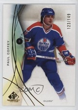 2024-25 Upper Deck SP Game Used Legends Gold 123/149 Paul Coffey #177 HOF 02ri