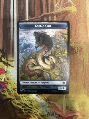Scion of the Deep || Koma's Coil Doubled-Sided Token - Foundations MTG NM