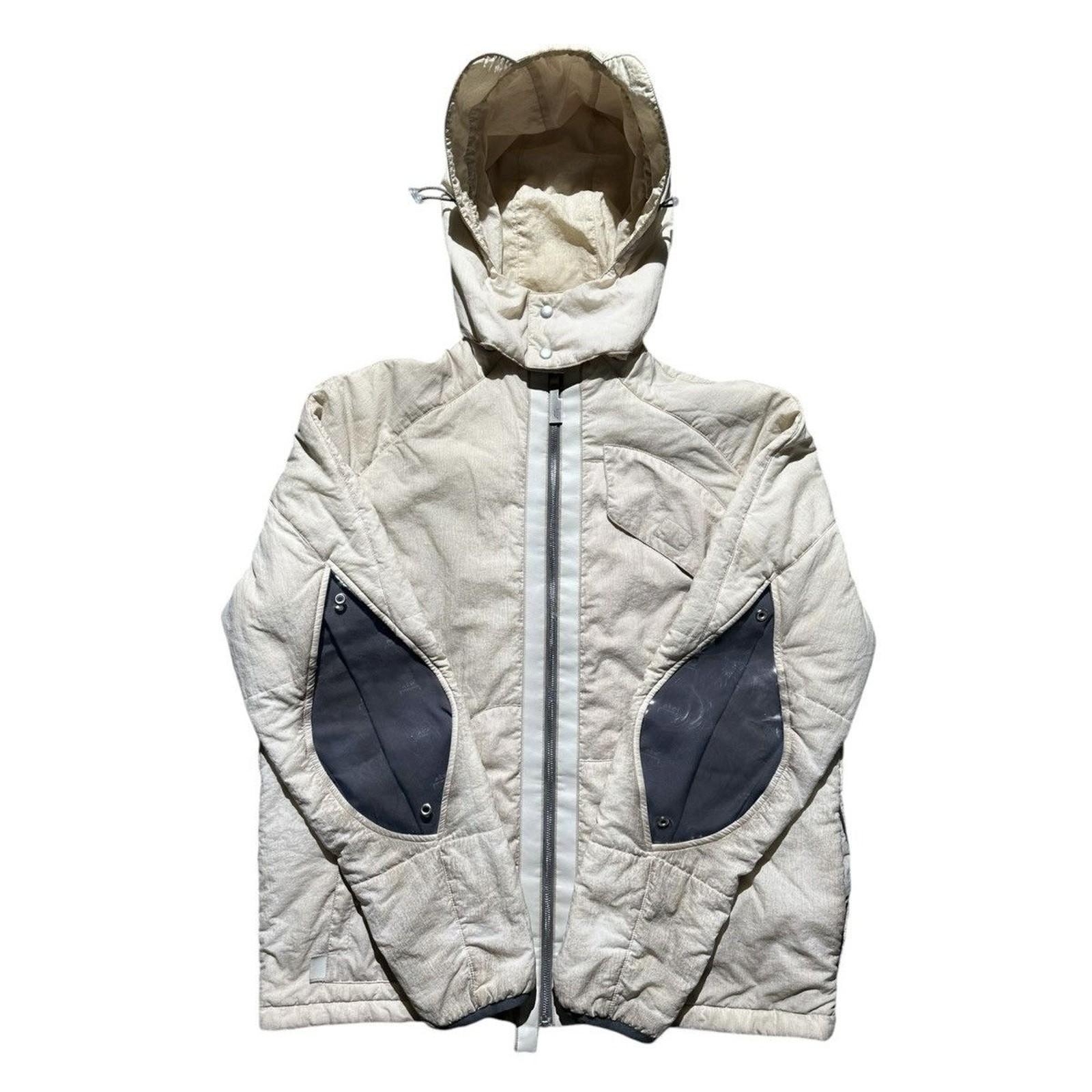 Dissection padded hooded jacket - image 1