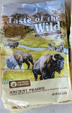 Taste of The Wild Ancient Prairie Grain Roasted Bison Venison Dog Food 5 lb